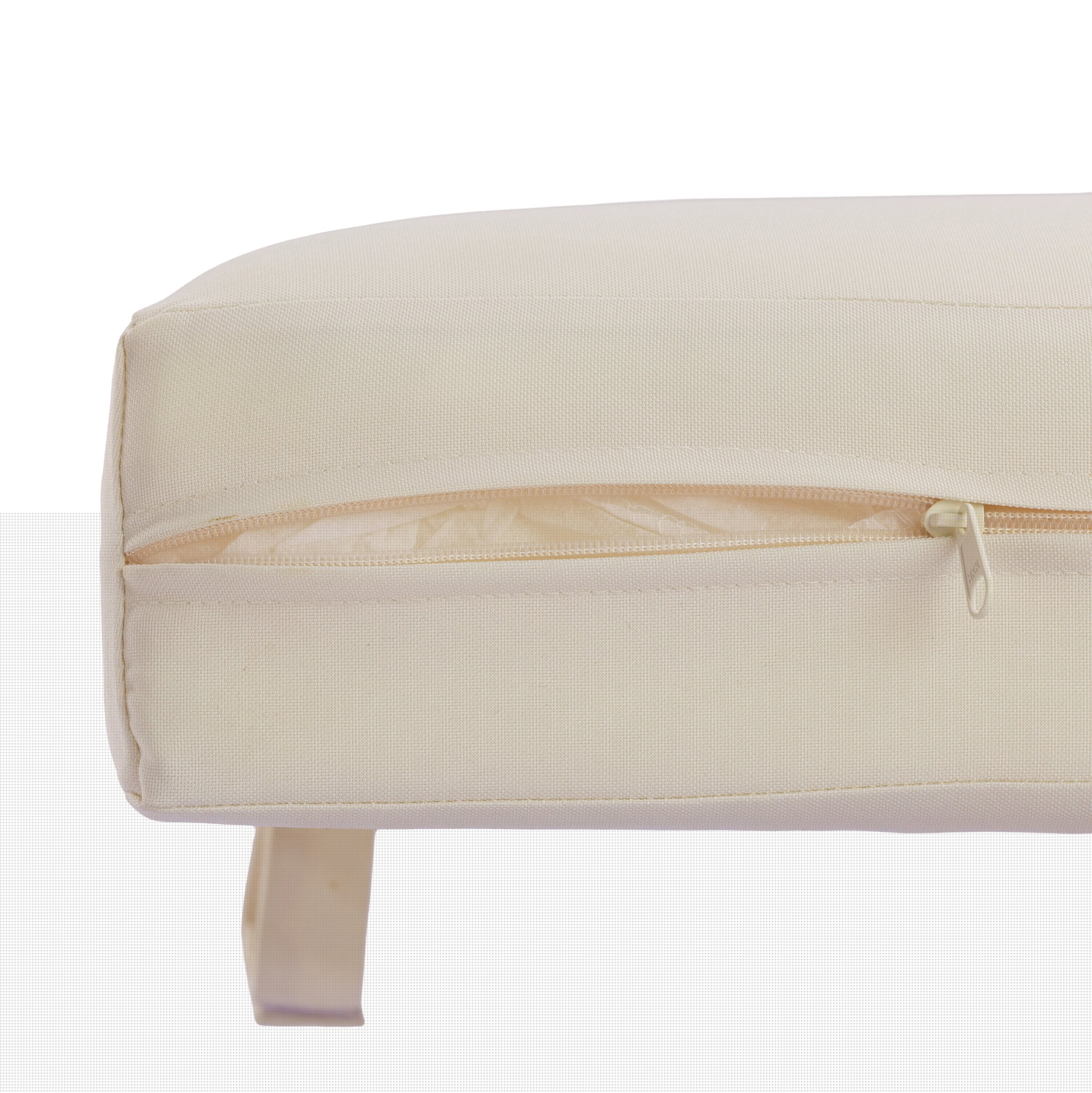 2-Pieces Outdoor Sofa Set with Cushions Teak Acacia Wood