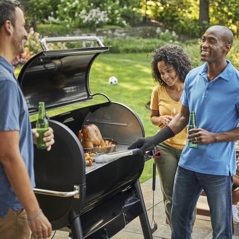 Weber SmokeFire EX6 Wood Fired Pellet Grill – Black