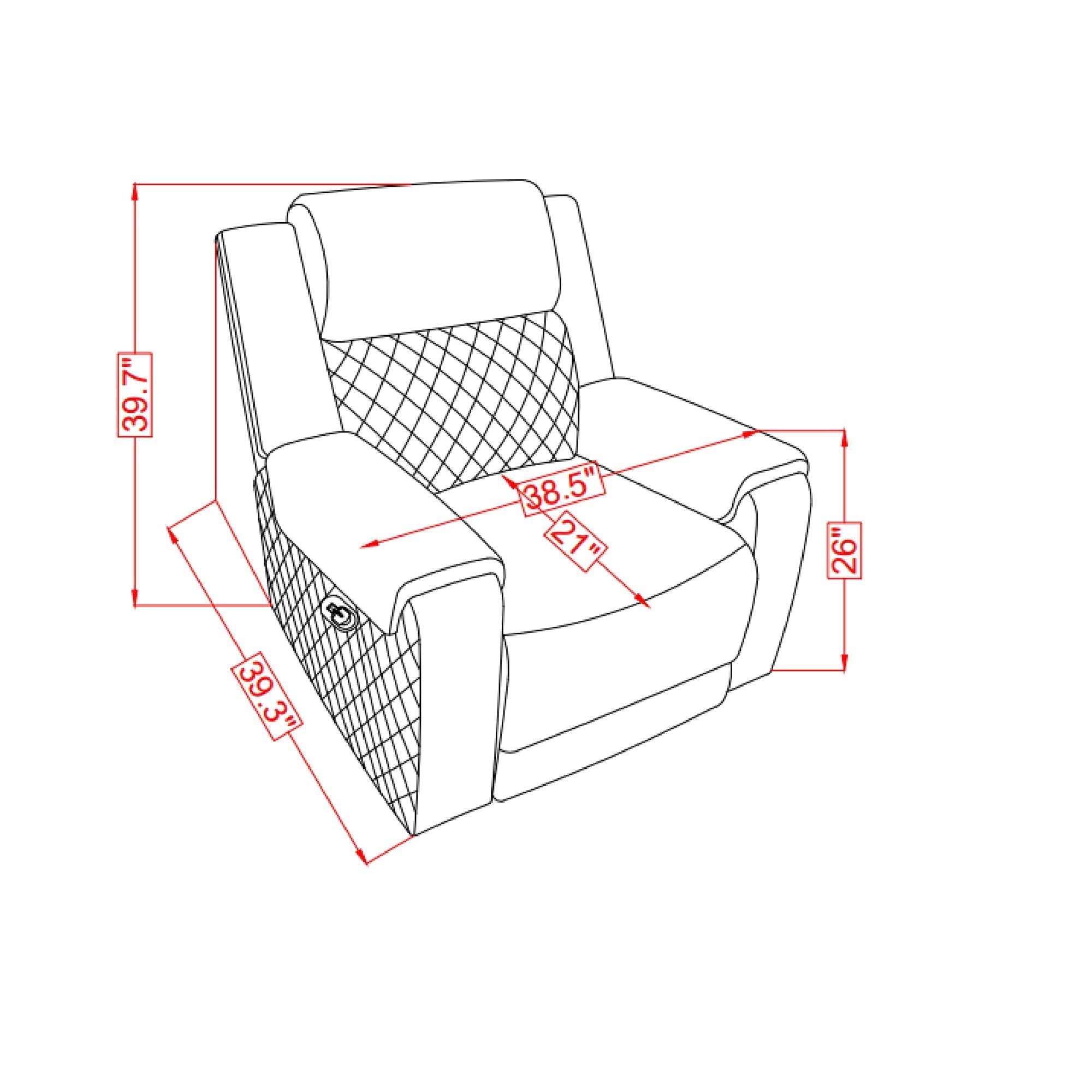 Alicia - Traditional Reclining Set