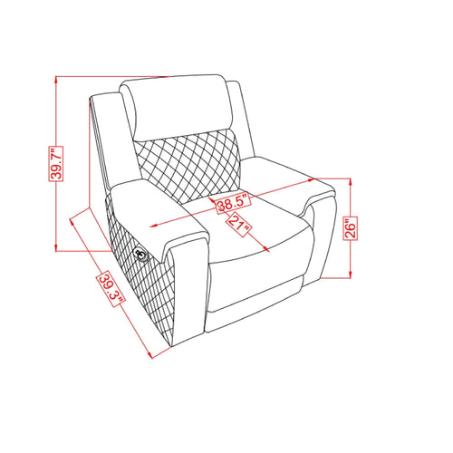 Alicia - Traditional Reclining Set