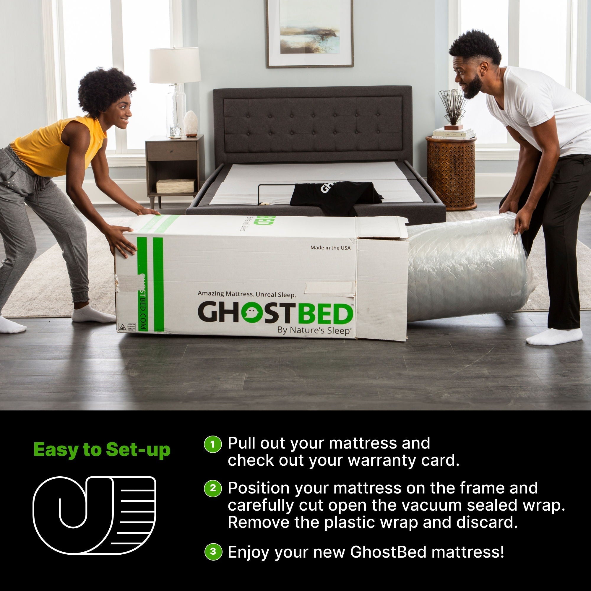 Essential - 11" Foam Mattress With Cooling Gel Memory Foam And Ghostflex Support