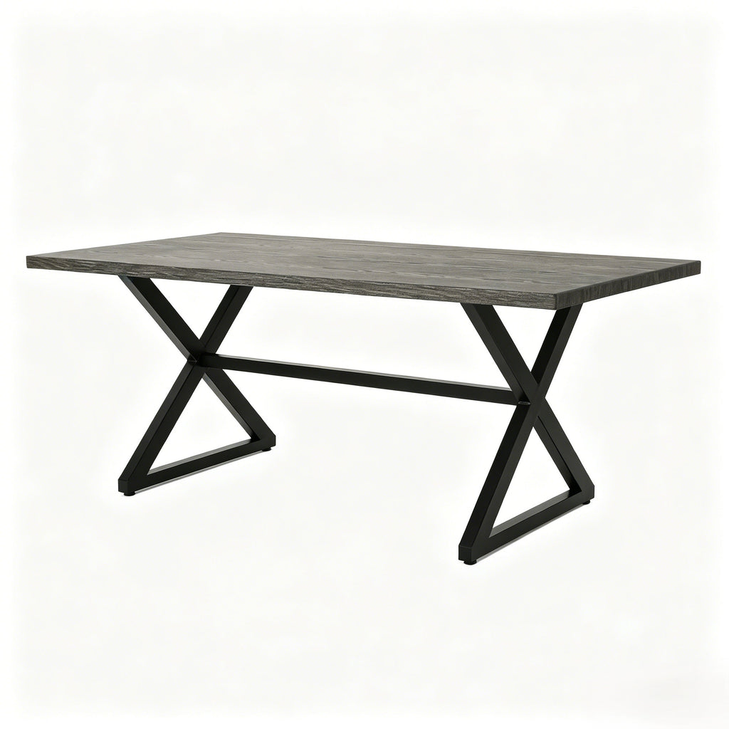 7-Piece Outdoor Dining Set with Aluminum Chairs