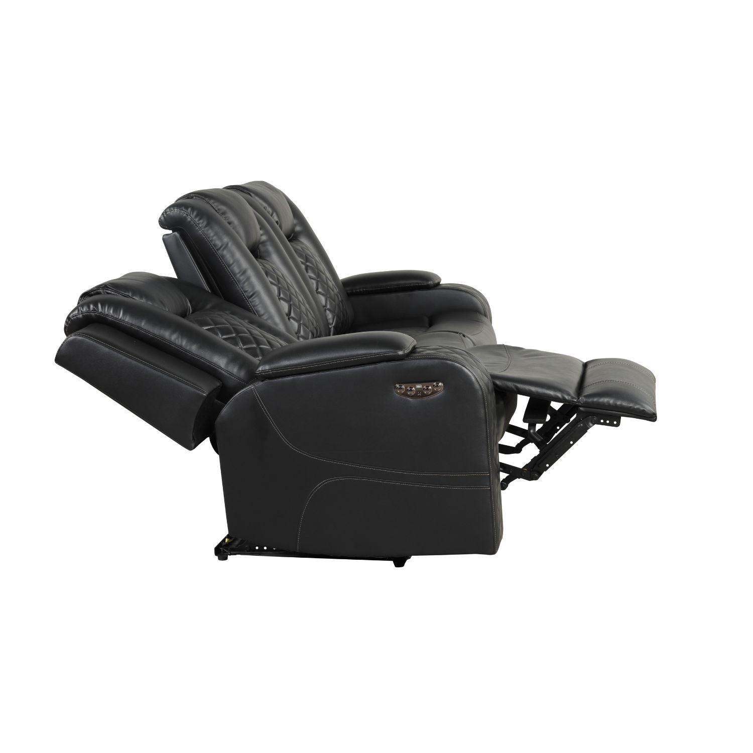 Benz - Power Recliner Set With LED Lighting And USB Charging
