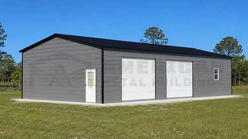 25x60x12 Metal Garage