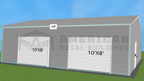 26x36x10 Side Entry Garage
