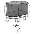 Springfree Trampoline Oval 8 x 13Ft Trampoline & FlexrStep V2 Safety Ladder