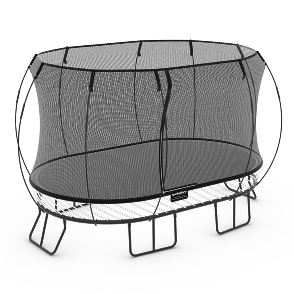 Springfree Trampoline Oval 8 x 13Ft Trampoline & FlexrStep V2 Safety Ladder