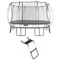Springfree Trampoline Kids Square 13 Ft Trampoline & FlexrStep V2 Safety Ladder