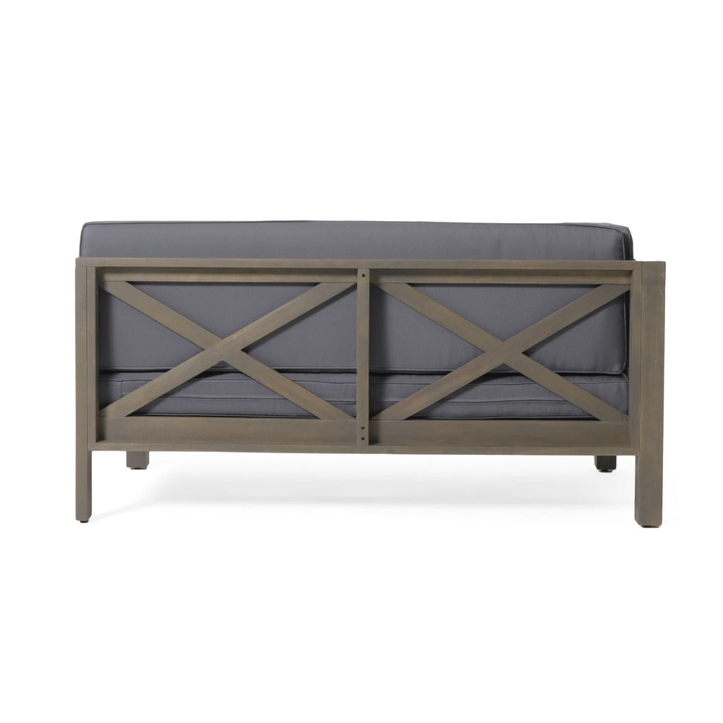 Brava - X Back Corner Bench