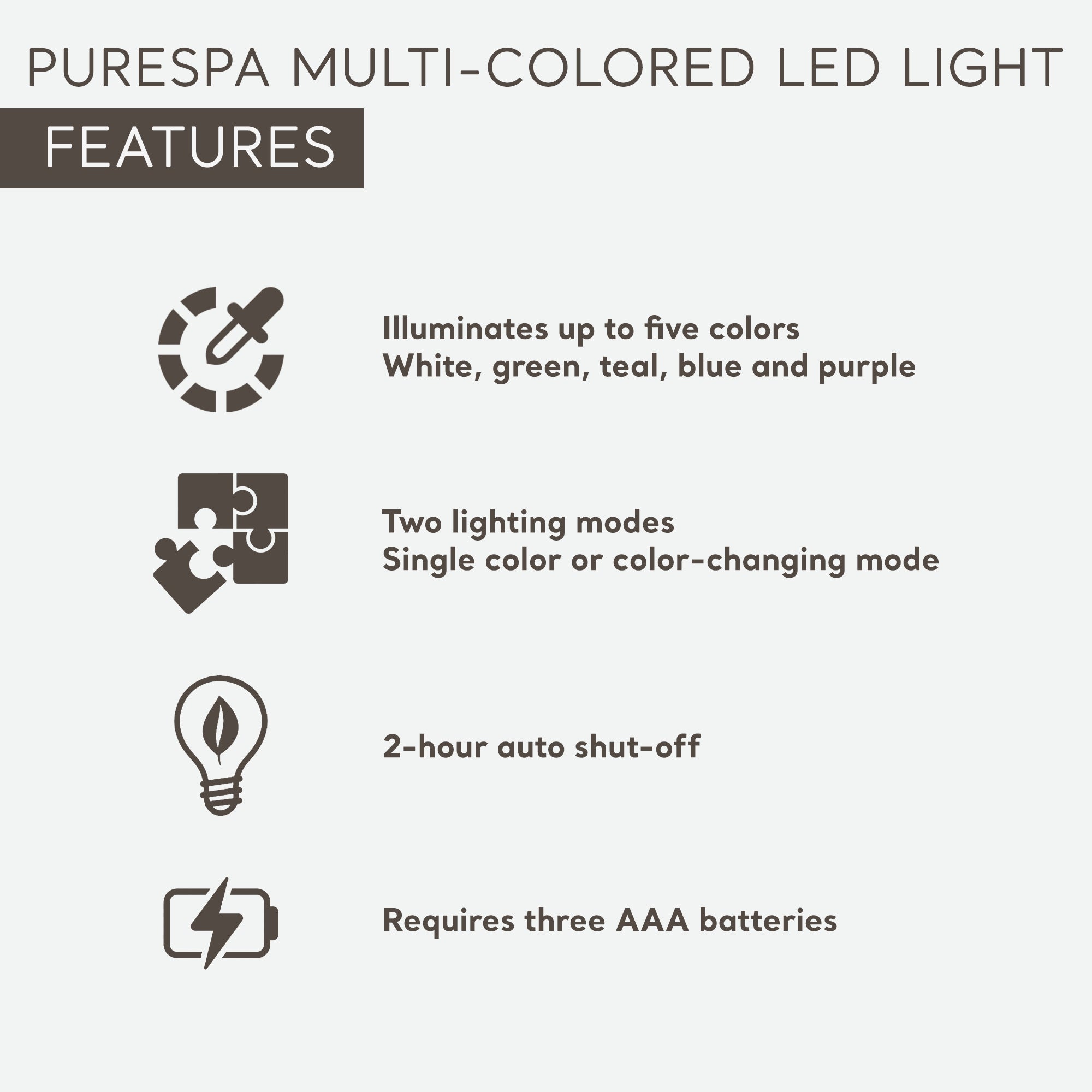 Intex PureSpa Plus Greywood Inflatable Hot Tub Spa with Multi-Colored LED Lights
