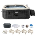 Intex PureSpa Plus Greystone Inflatable Hot Tub, 94 x 28", w/ Cup Holder 4-Pack