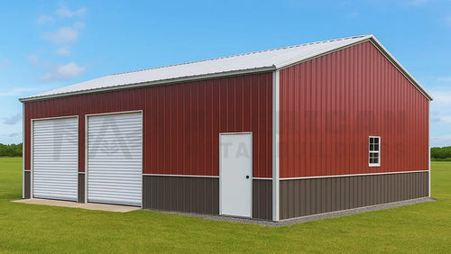 30x40x12 Steel Garage for sale | 30x40 metal buildings for sale | 30x40 steel buildings near me