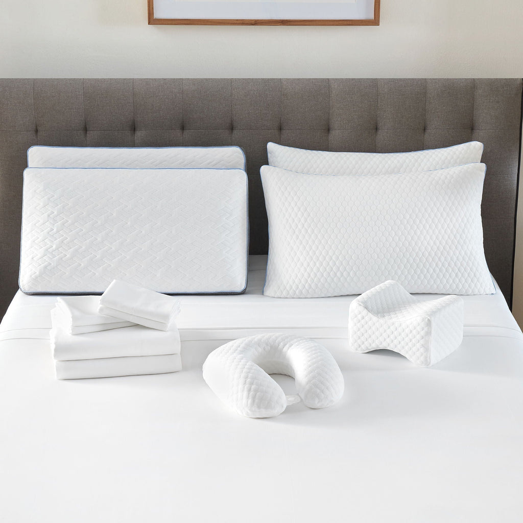 Comfort Care - Hybrid Restful Nights Firm Mattress, 12 Piece Comfort Bedding Pack
