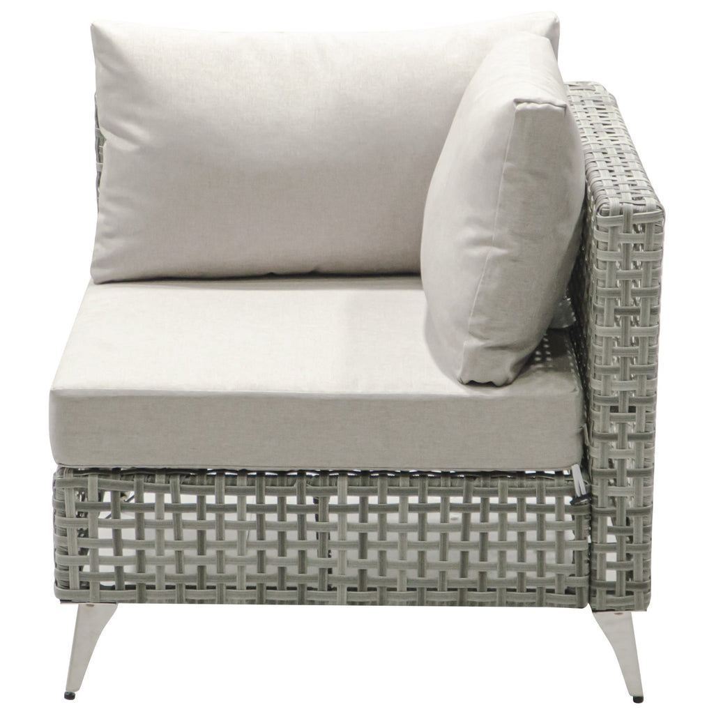 K&K Patio 8-Piece Patio Furniture Set with 43" Fire Pit Table