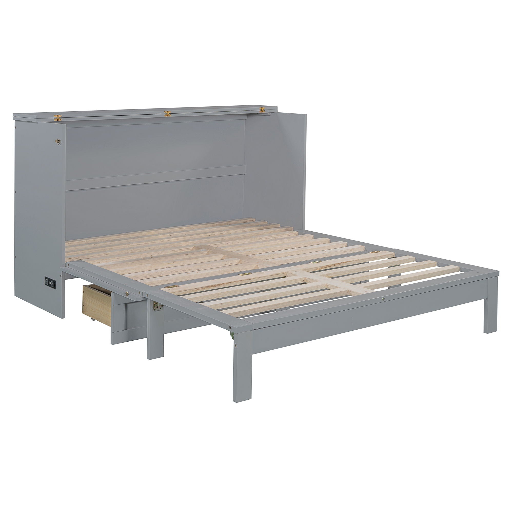 Murphy Bed With Large Drawers