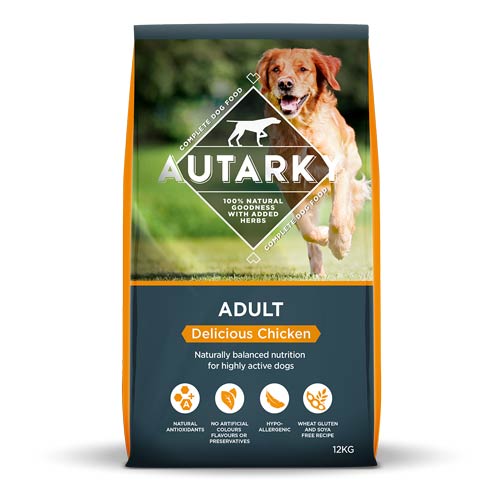 Autarky Hypoallergenic Delicious Chicken Dry Dog Food with Added Herbs, 12kg