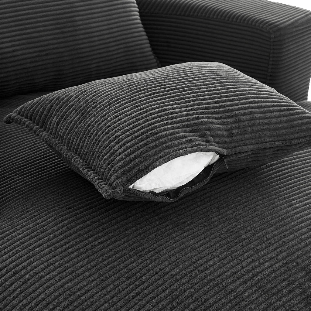 360° Swivel Accent Barrel Chair With Dual Layer Cushion And 3 Removable Pillows
