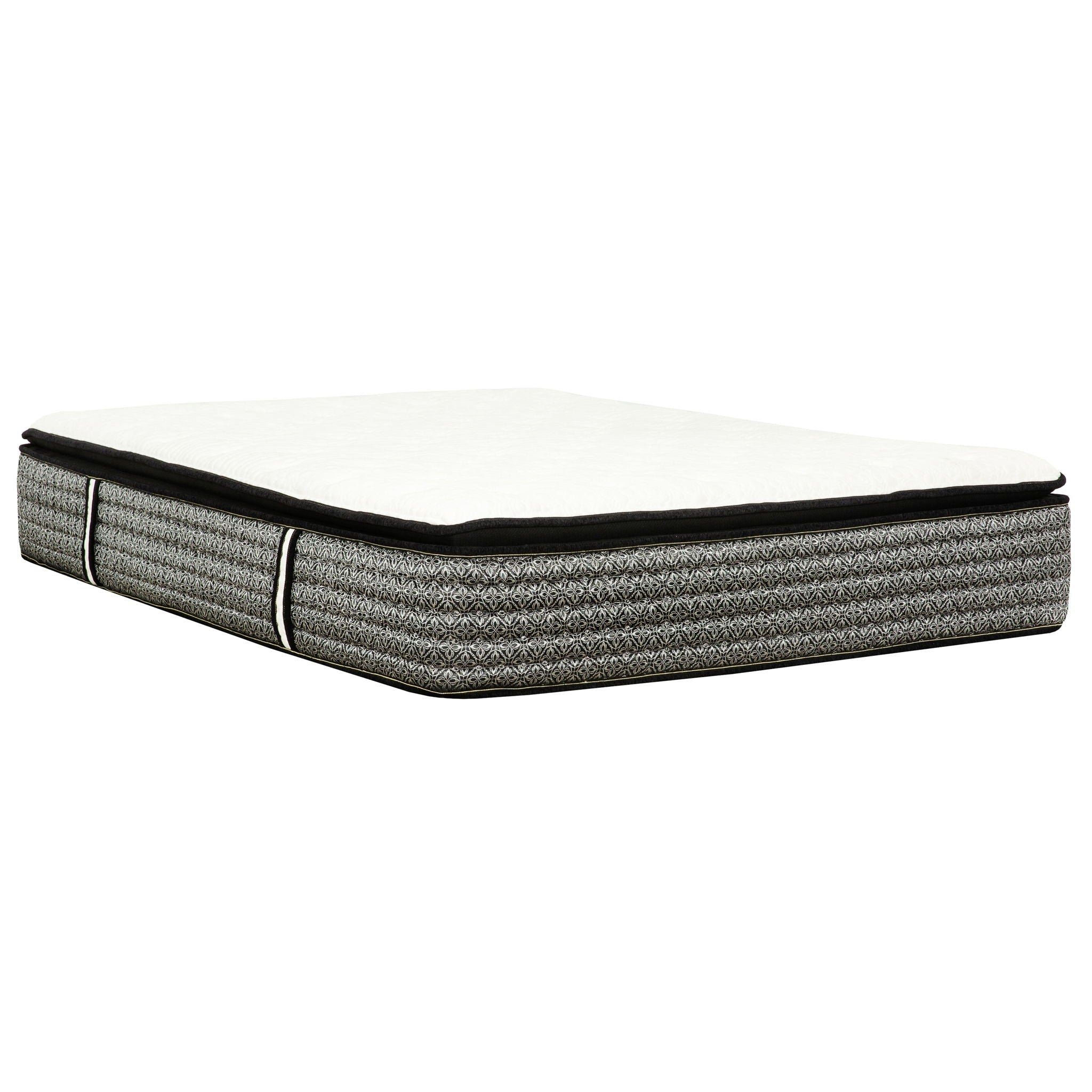 14" Premium Hybrid Mattress In A Box Plush Gel Memory Foam Top With Cooling Technology - Gray / White - Queen