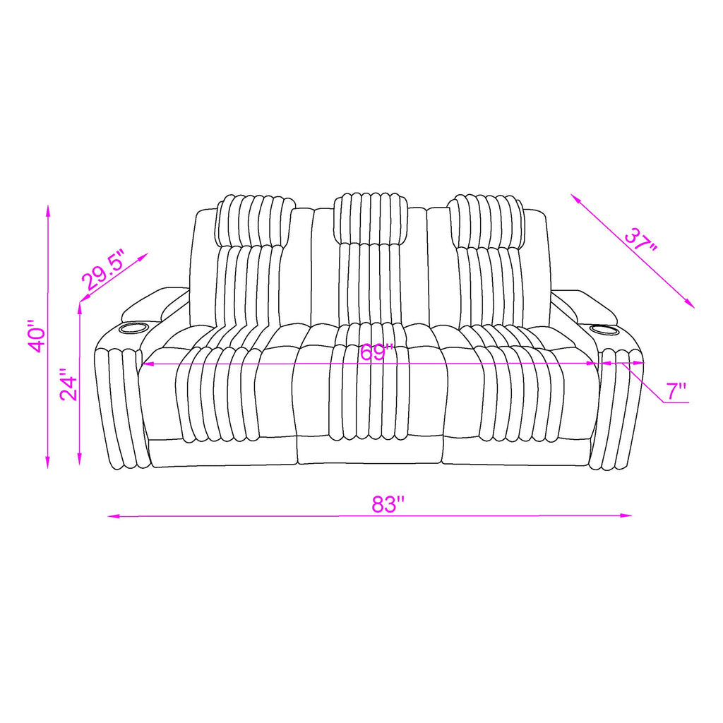 Duran - Power Reclining Set With Power Headrest