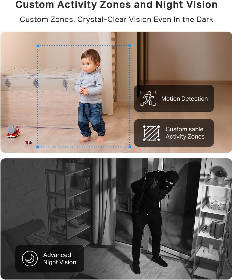 Tapo C210 2K 3MP Pan/Tilt Indoor Security Camera