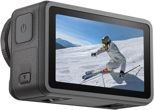 Action Camera 4K Waterproof to 52 ft with Hyper Stabilization & 3‑Hour Battery