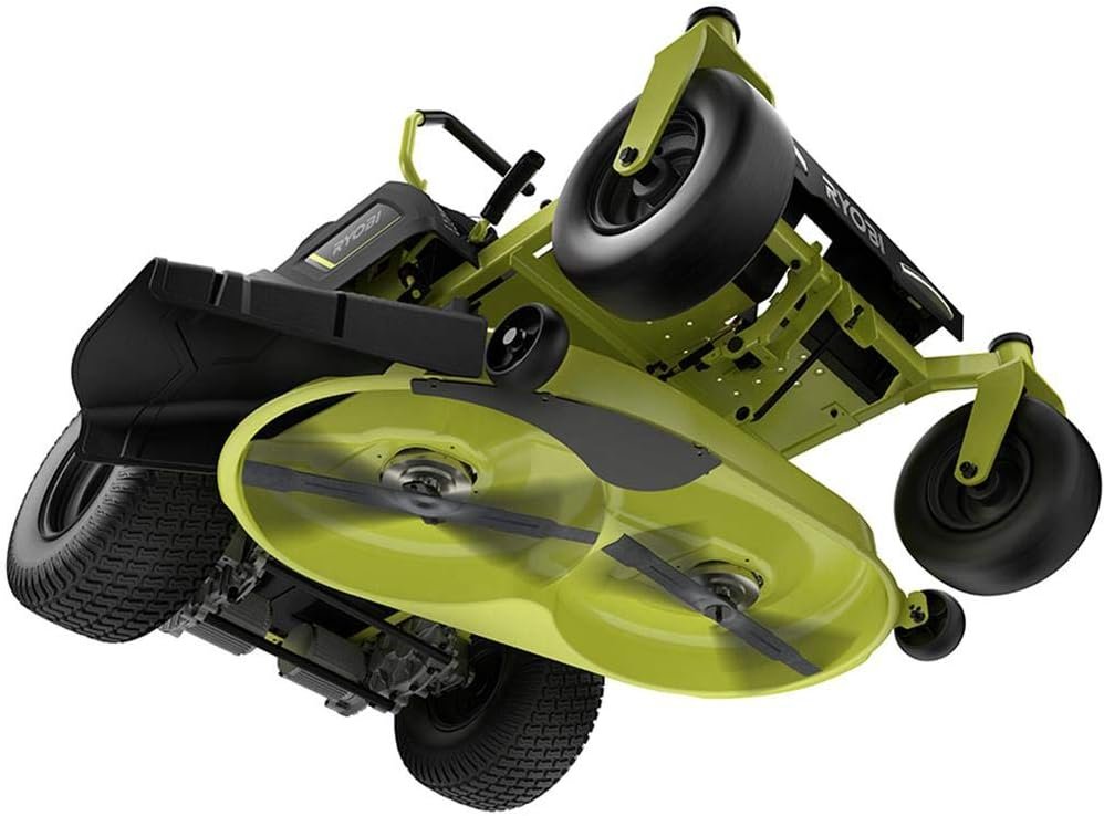 RYOBI 42 in. 100 Ah Battery Electric Riding Zero Turn Mower RY48ZTR100
