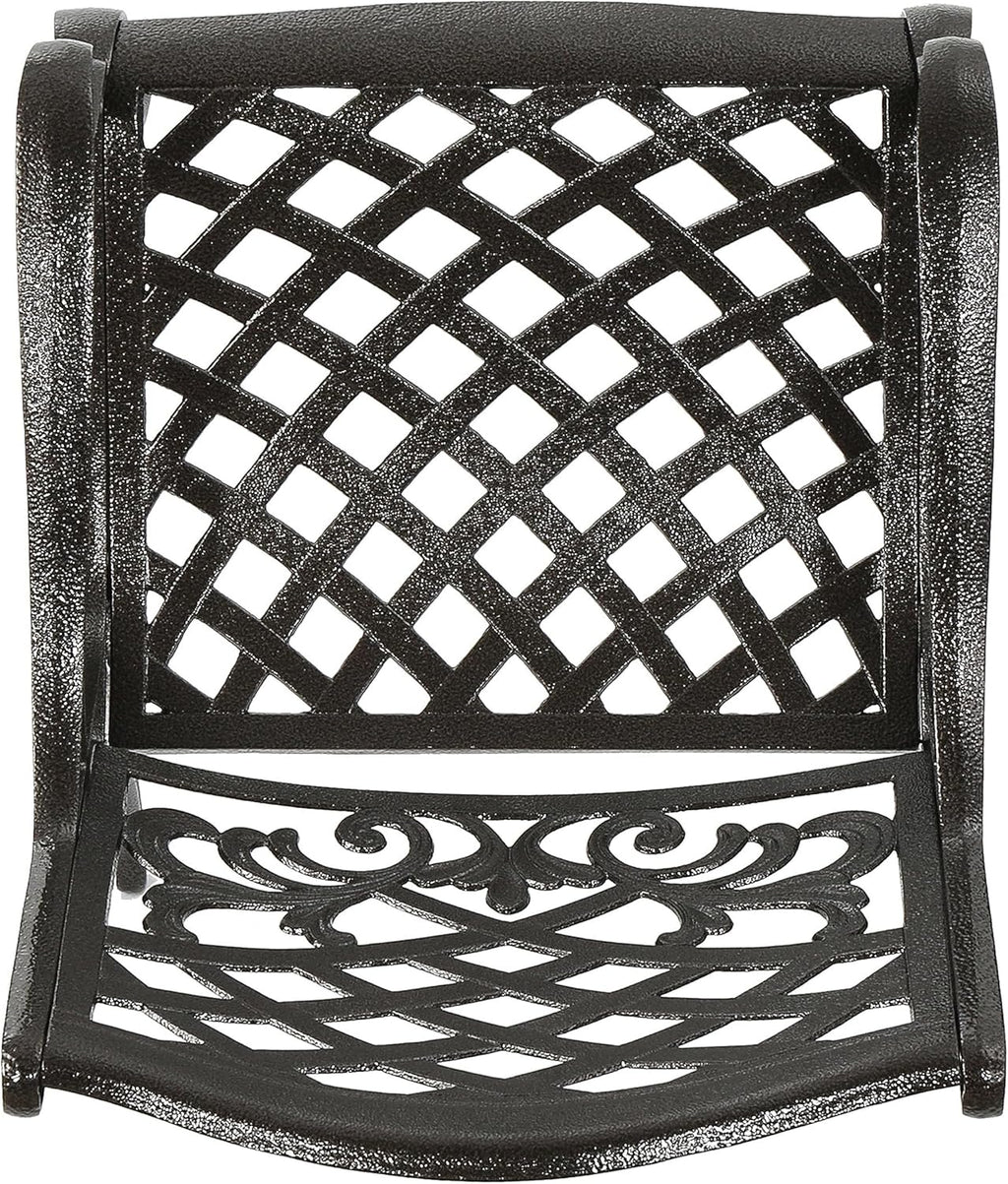 Ravenna 6-Person Metal Patio Dining Set with Rectangular Table