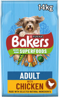 BAKERS Superfoods Adult Dry Dog Food Chicken with Vegetables 14kg
