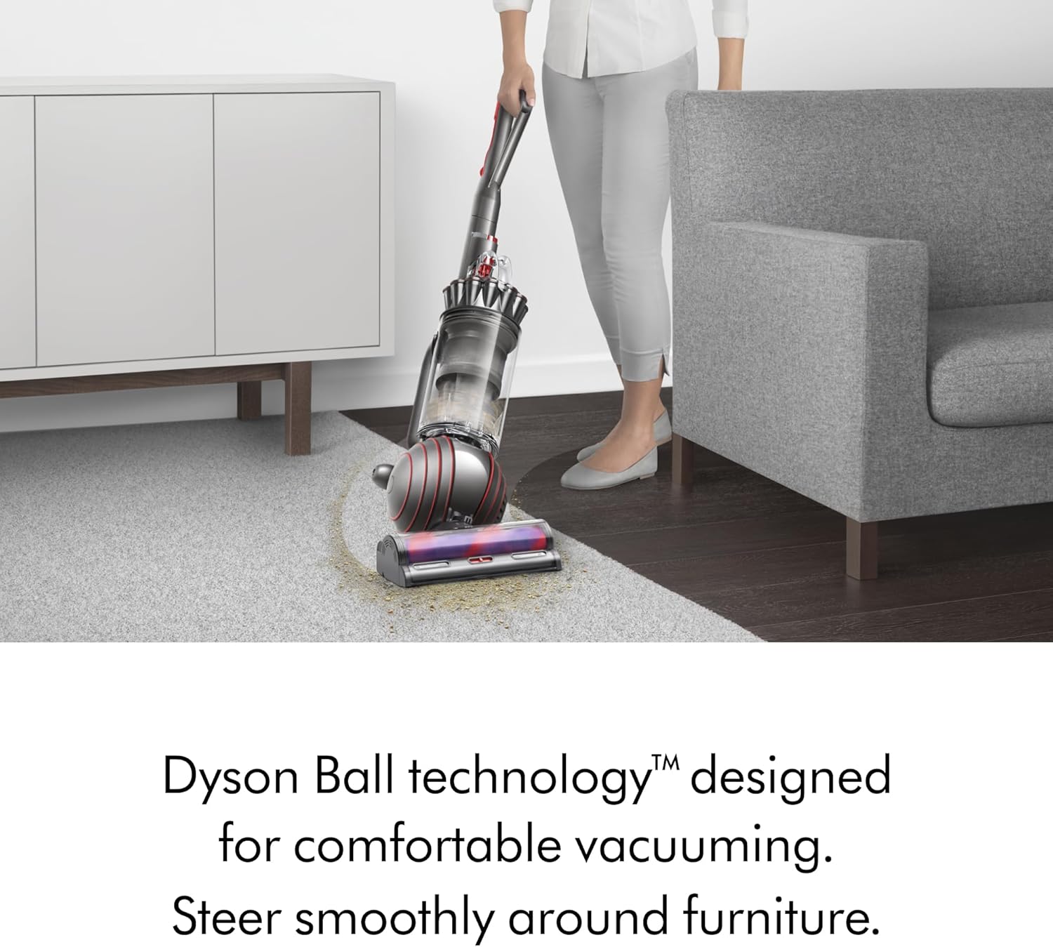 Dyson Ball Animal 3 Extra Upright Vacuum, Corded, 290AW, De-tangling Motorbar Cleaner
