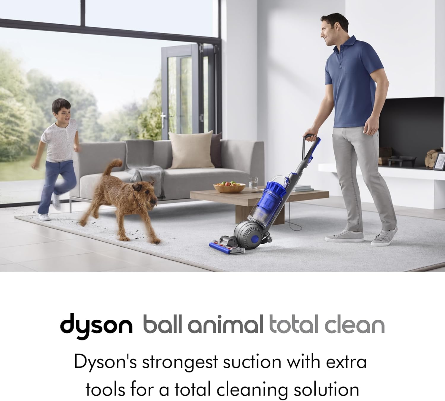 Dyson Ball Animal 3 Upright Vacuum, Corded, 290AW, De-tangling Motorbar Cleaner