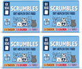Scrumbles Grain Free Wet Cat Pate Pouch Selection 32x85g