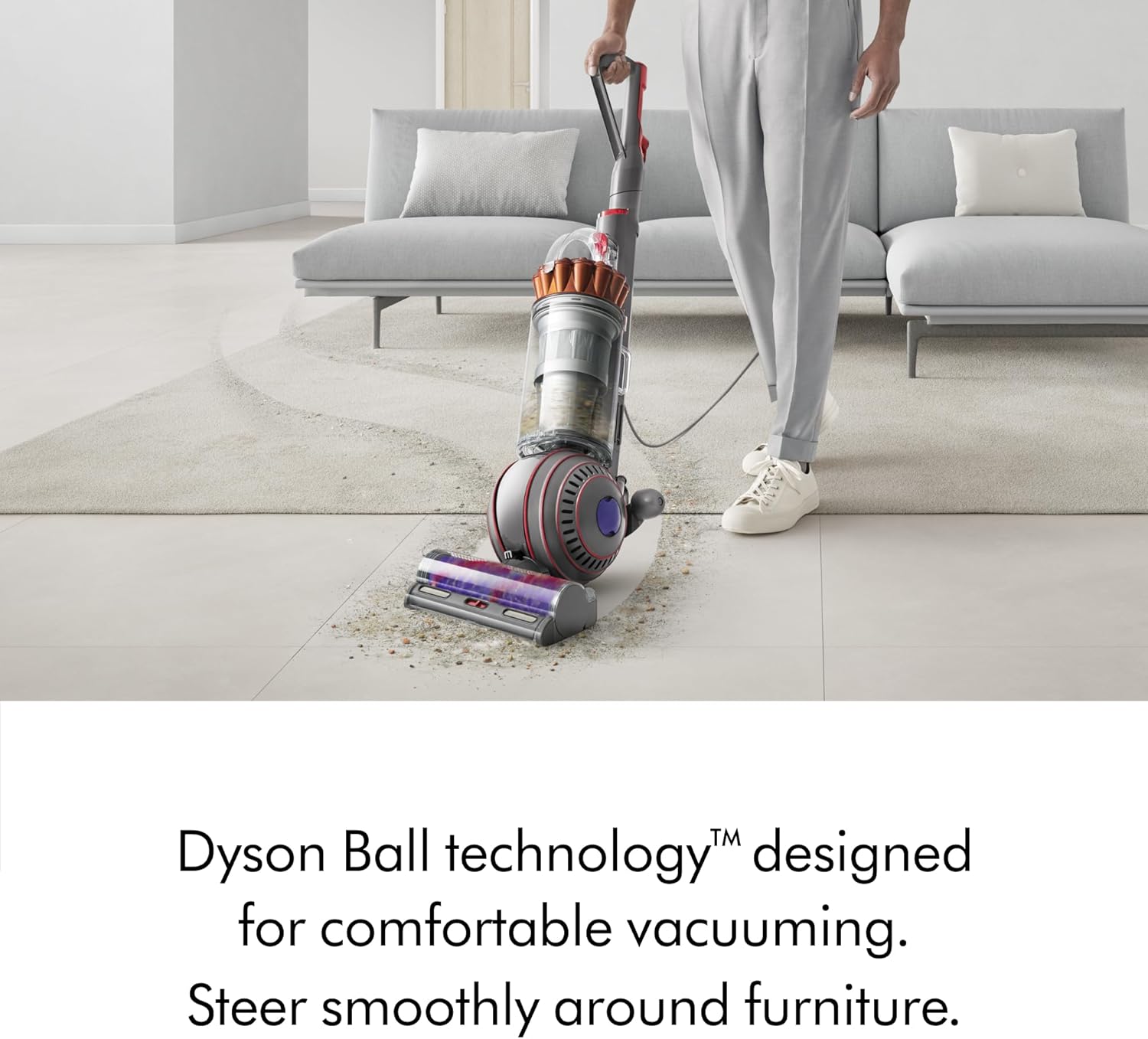 Dyson Ball Animal 3 Upright Vacuum, Corded, 290AW, De-tangling Motorbar Cleaner