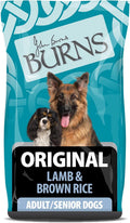 Burns Pet Nutrition Hypoallergenic Complete Dry Dog Food Adult and Senior Dog Original Lamb and Brown Rice 12 kg
