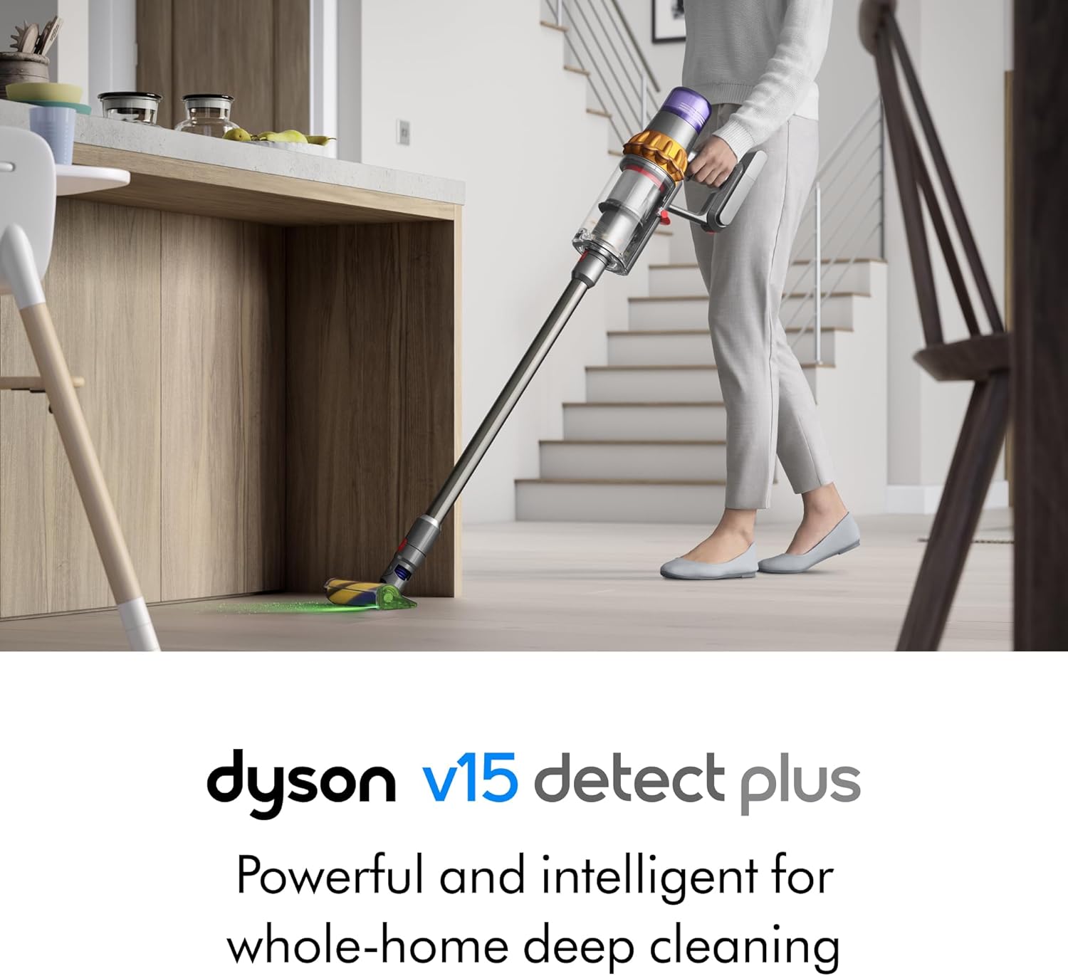 Dyson V15s Detect Submarine Wet Dry Vacuum, Yellow/Nickel