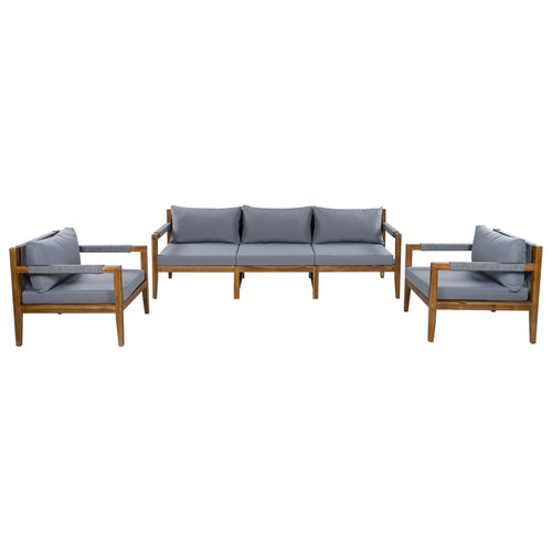 3 Piece Outdoor Sectional Sofa Set