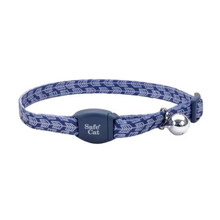 Coastal Pet Adjustable Breakaway Cat Collar with Magnetic Buckle, Grey Arrows