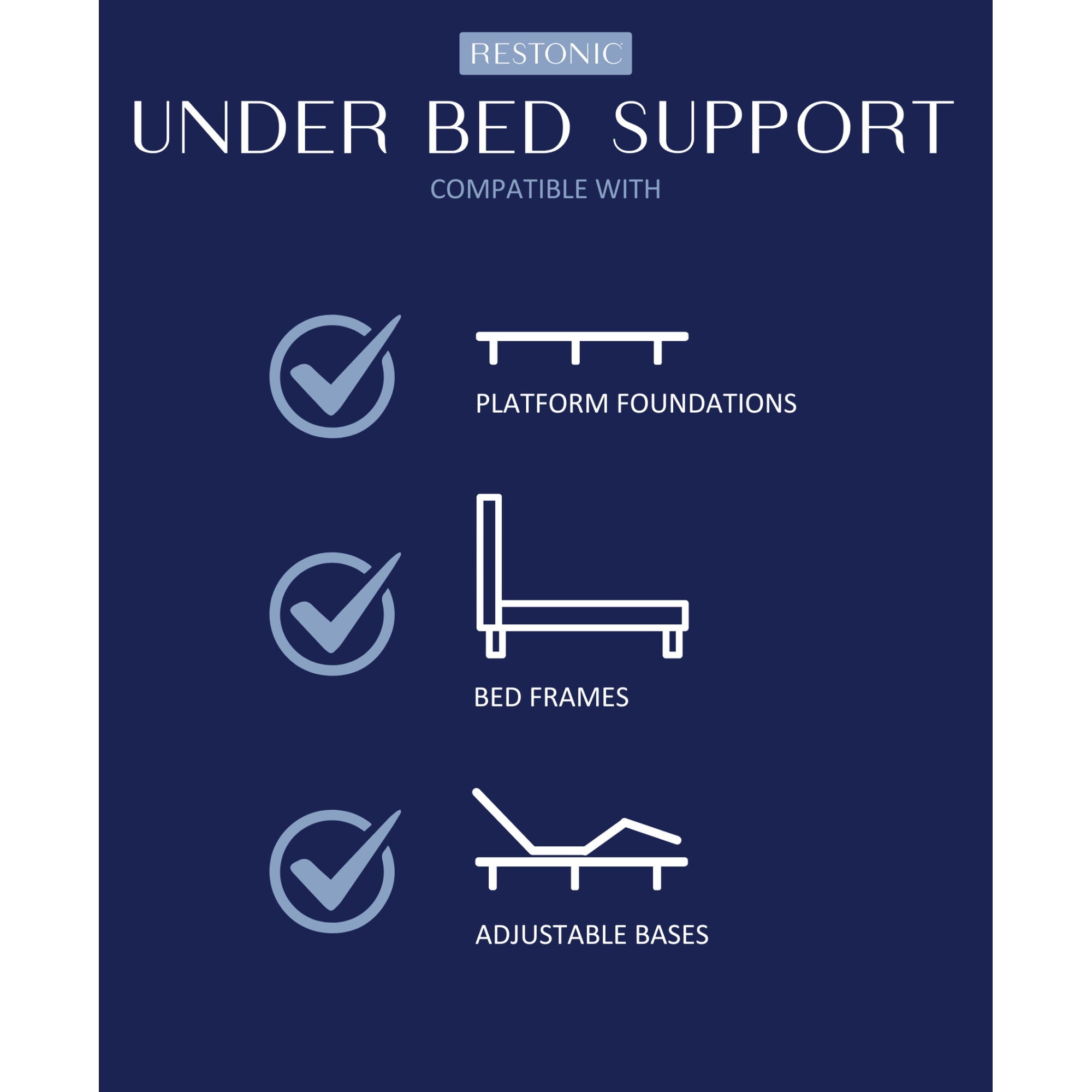 Comfort Care - Hybrid Restful Nights Euro Top Mattress With Premium Comfort Bedding Pack