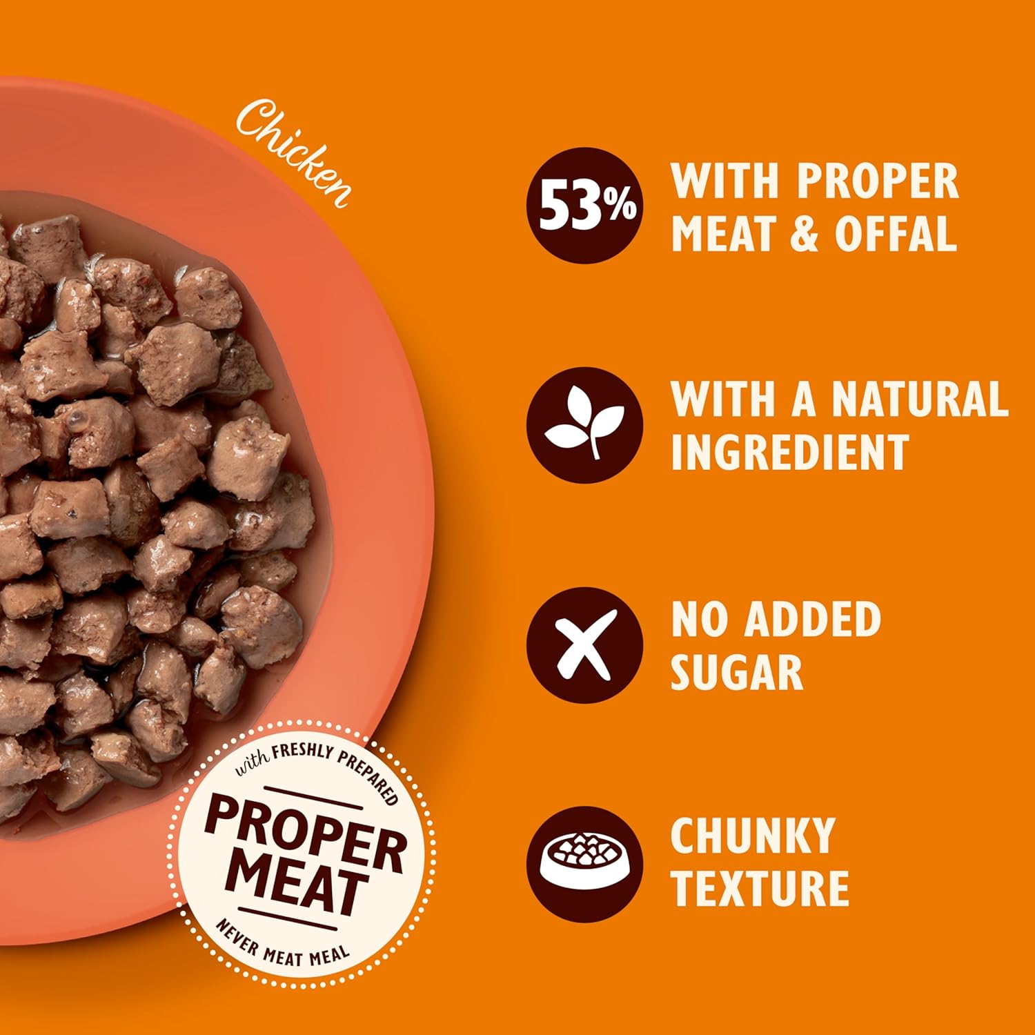 Lily’s Kitchen Tasty Cuts in Gravy Complete Nutrition, Cat Wet Food Multipack (48x85g) Tins for Adult Cats, With Freshly Prepared Meat & Offal, Grain-free Recipe, Suitable for Sterilised Cats