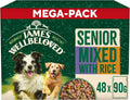 James Wellbeloved Senior Dog Food with Turkey Lamb and Chicken in Gravy Pouch 48 x 90 g