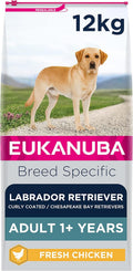 Eukanuba Complete Dry Dog Food for Adult Labrador Retriever Breed Types with Fresh Chicken 12 kg
