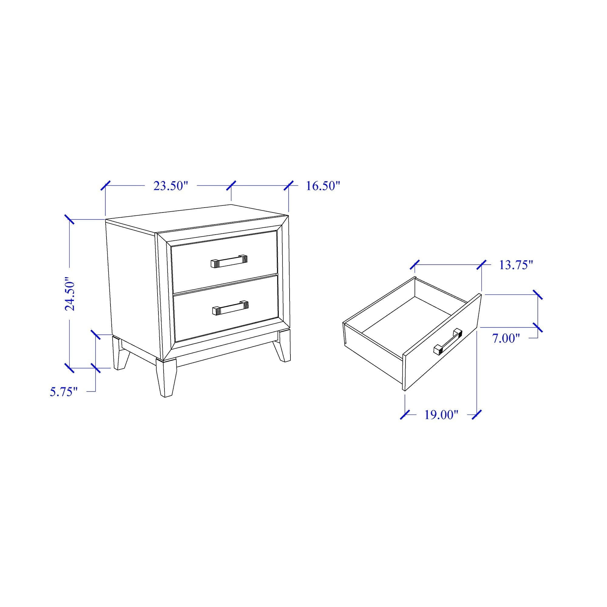 Mirage - 5 Piece Bedroom Set