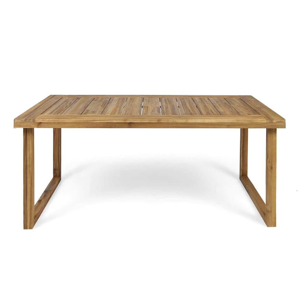 Outdoor Dining Set - Sandblast Natural Finish