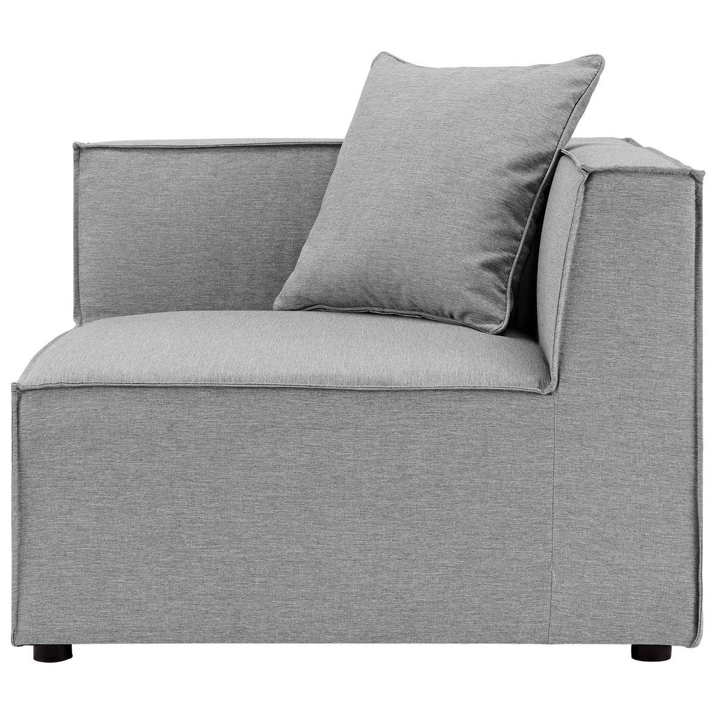 Saybrook 2-Piece Outdoor Patio Upholstered Sectional Sofa Loveseat by Modway