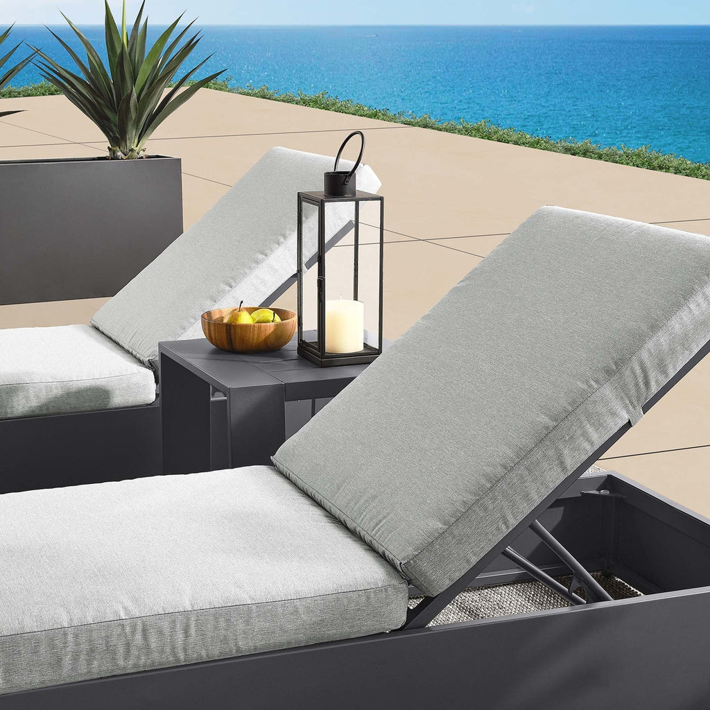 Tahoe 3-Piece Outdoor Patio Chaise Lounge Set