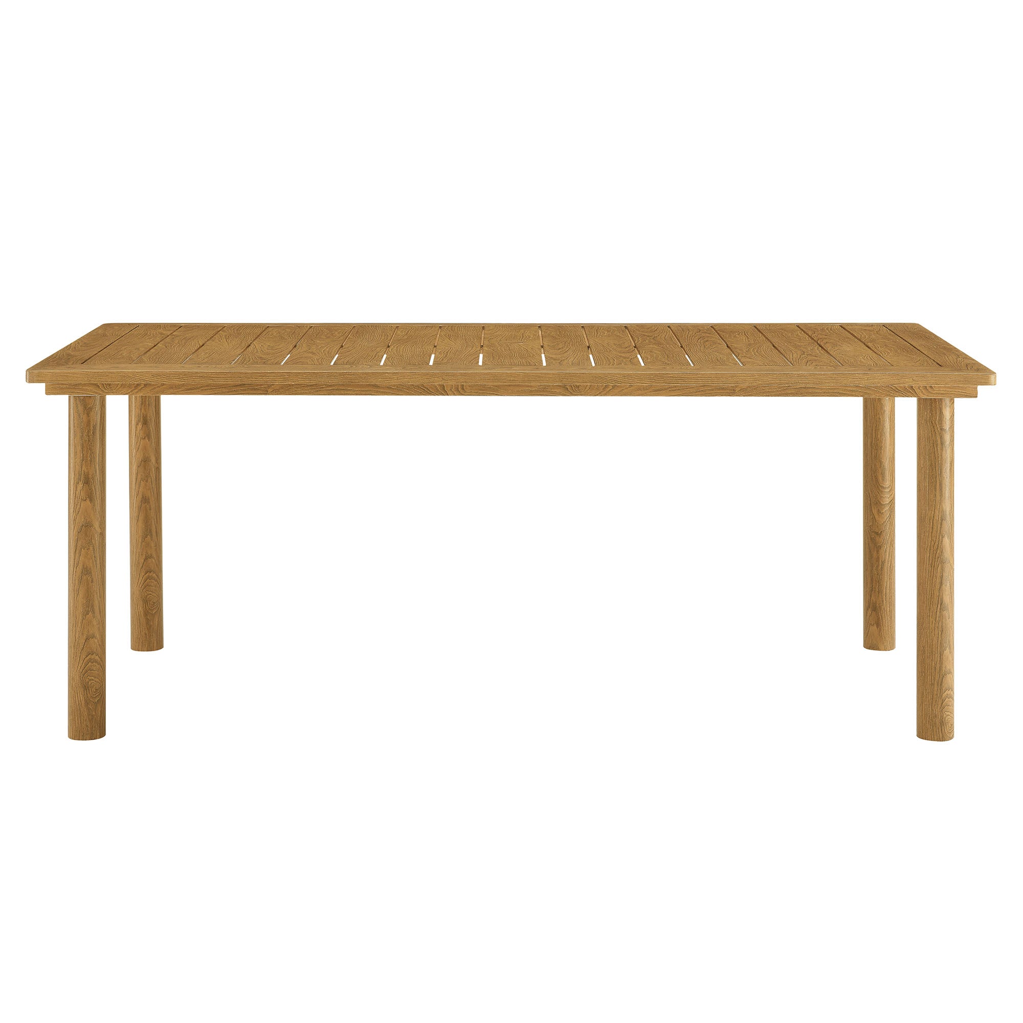 Parkland 76" Outdoor Aluminum Patio Dining Table by Modway