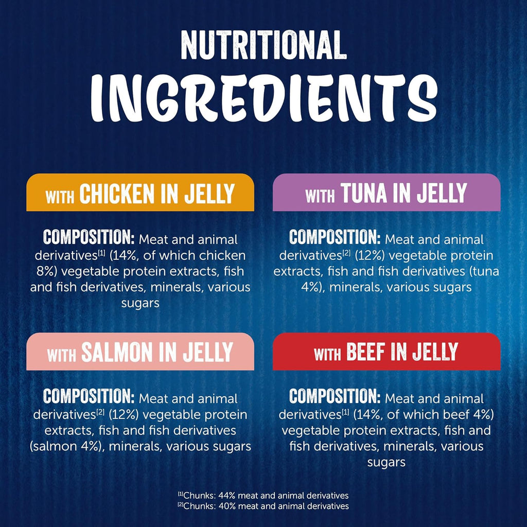 FELIX As Good As it Looks Favourites Selection in Jelly Wet Cat Food 120x85g