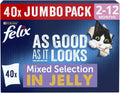 FELIX As Good As it Looks Kitten Mixed Selection in Jelly Wet Cat Food 40x85g