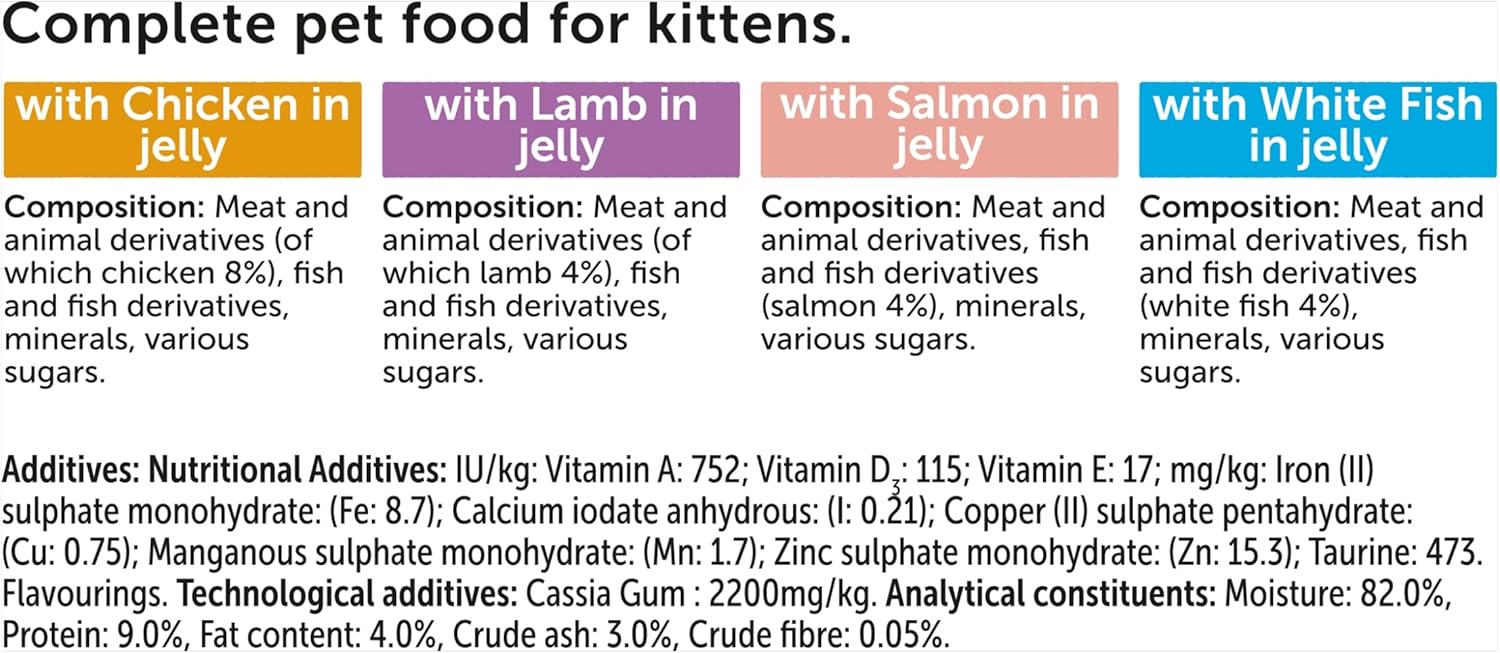 FELIX Original Kitten Mixed Selection in Jelly Wet Cat Food 40x85g