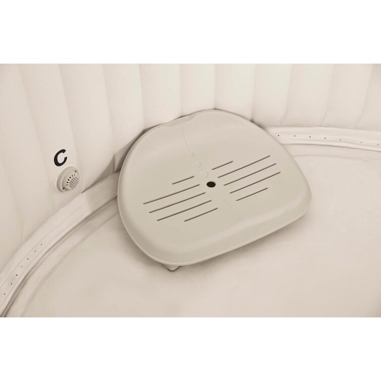 Intex 6 – Person 170 – Jet Vinyl Round Inflatable Hot Tub in Gray
