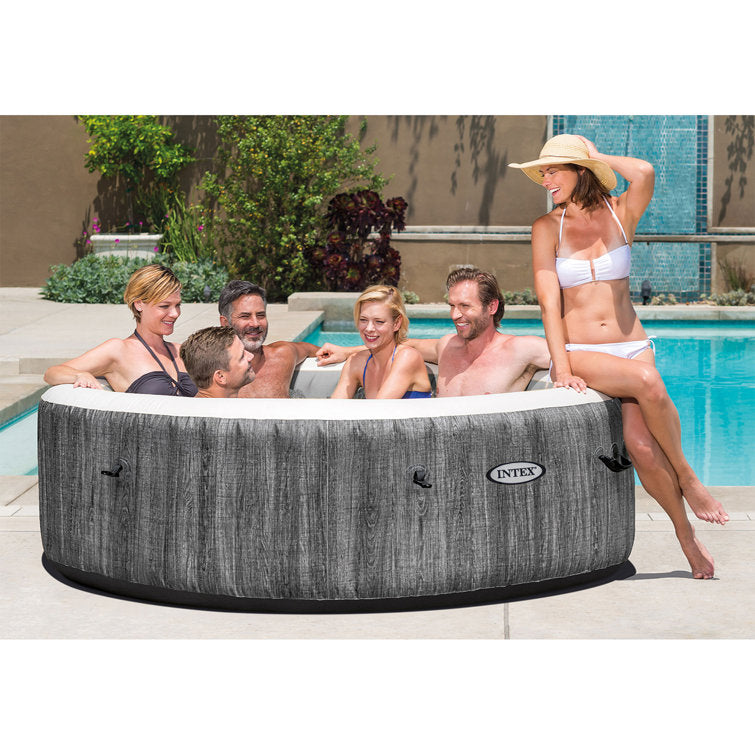 Intex Purespa Deluxe 6 Person Hot Tub with 6 Type S1 Filter Cartridges